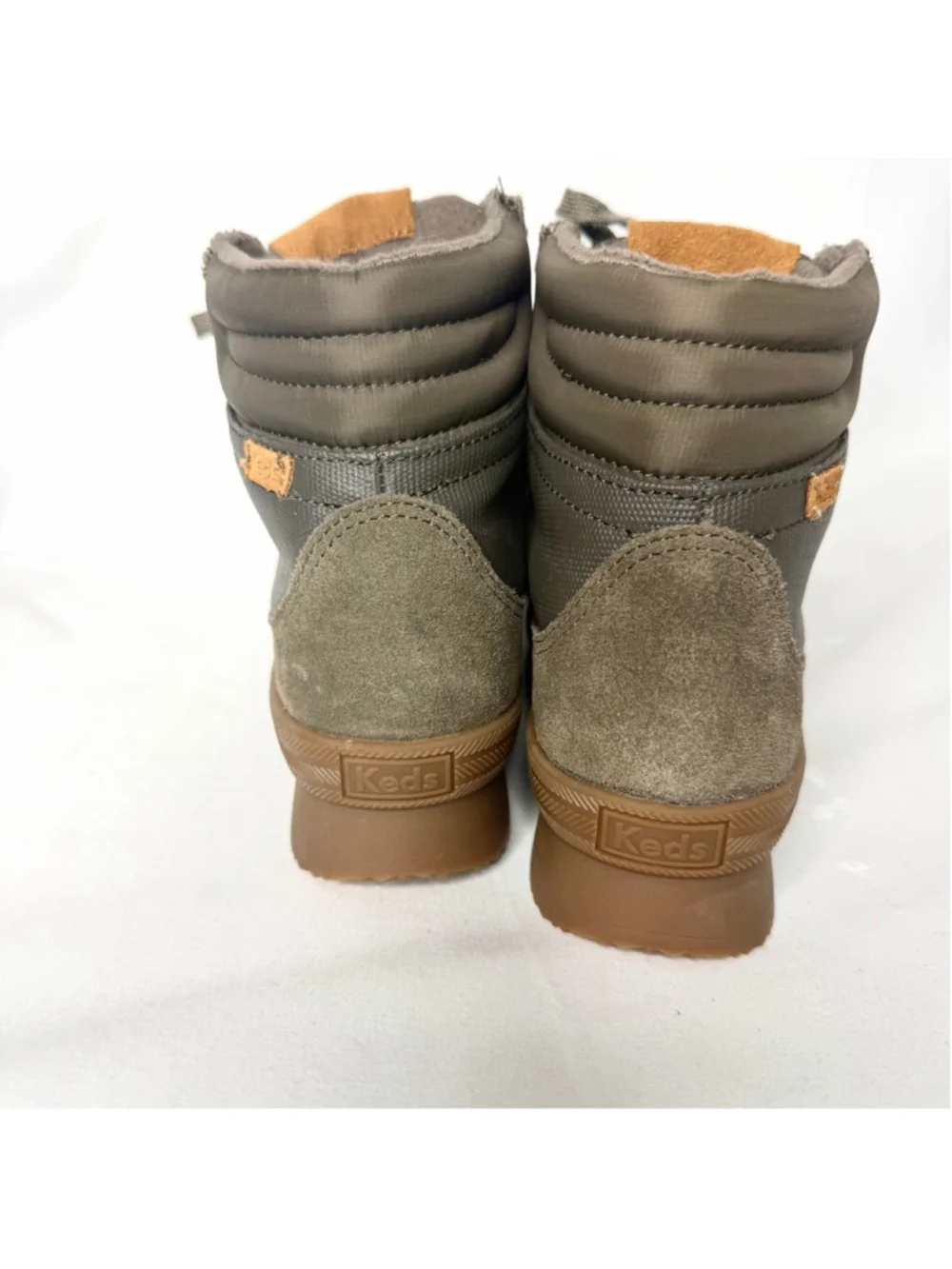 Women's Keds Olive Green & Brown Midland Hiking Boots Size 7.5 NEW without tags